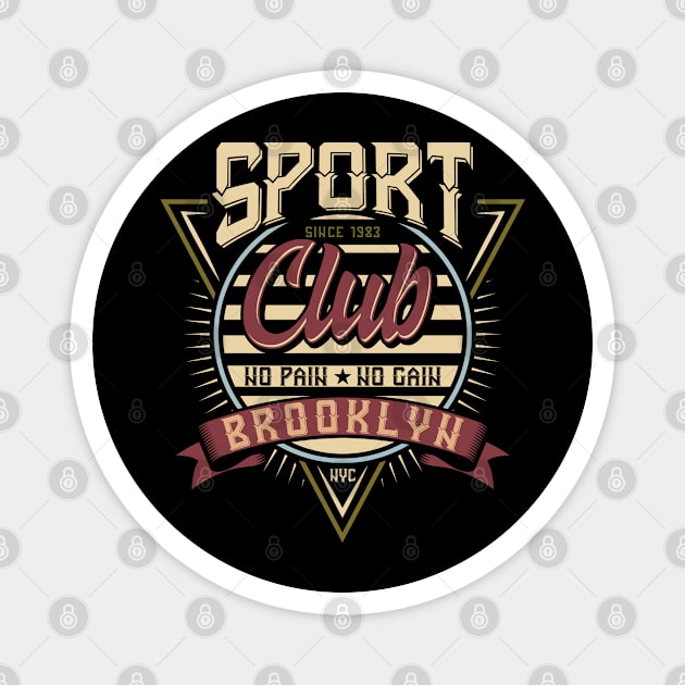 Sport club Brooklyn Magnet by ikshvaku